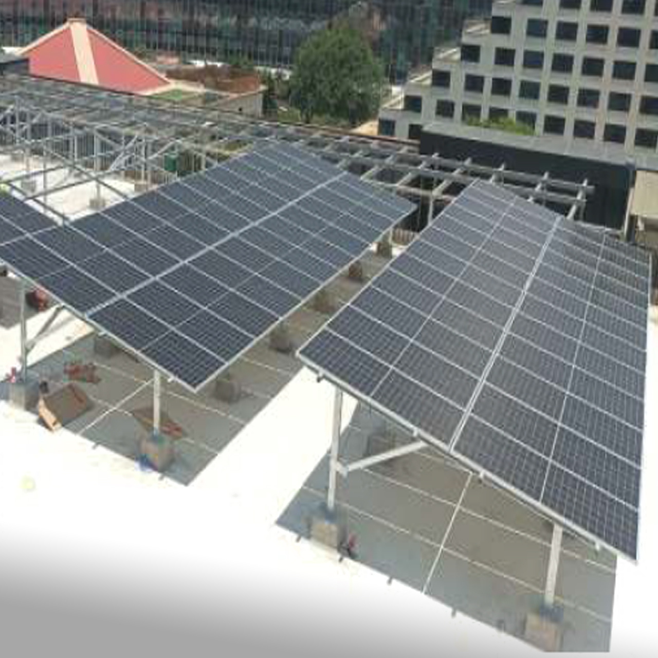 Solar RCC Roof Structures
